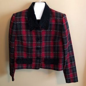 Plaza South Size 8 Checkered Jacket